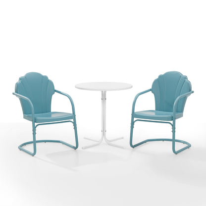 Ensemble bistro d'extérieur Crosley Tulip 3 pièces - 98 L x 29 P x 32,88 H