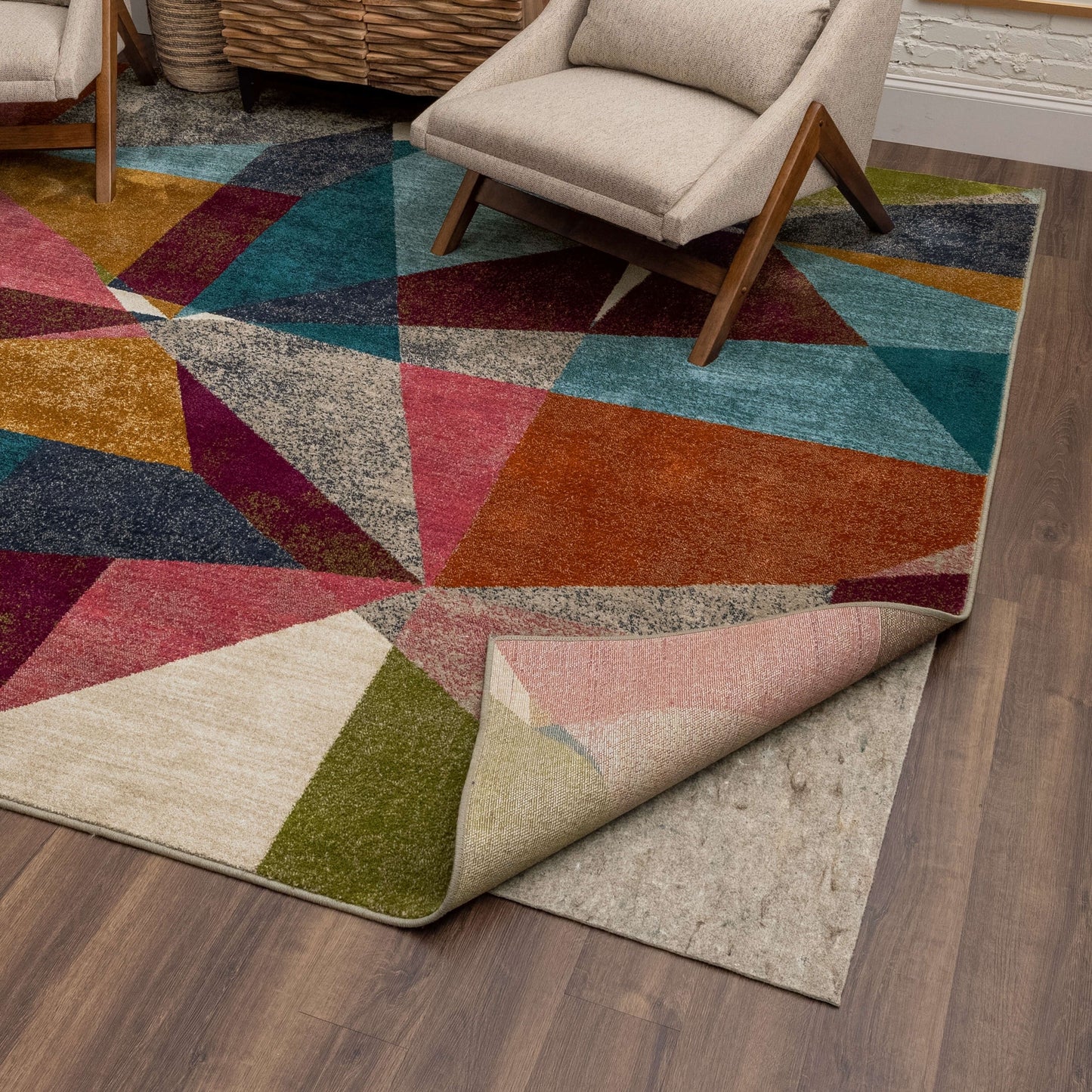 Mohawk Home Tapis antidérapant universel en feutre épais - Gris