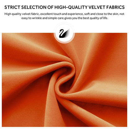 Upholstered Tufted Velvet Dining Chair with Solid Wood Legs Set of 6