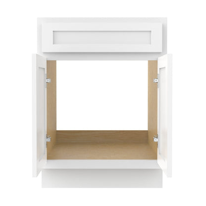 Vanity Art 24-inch Solid Wood Single Sink Bathroom Vanity Cabinet