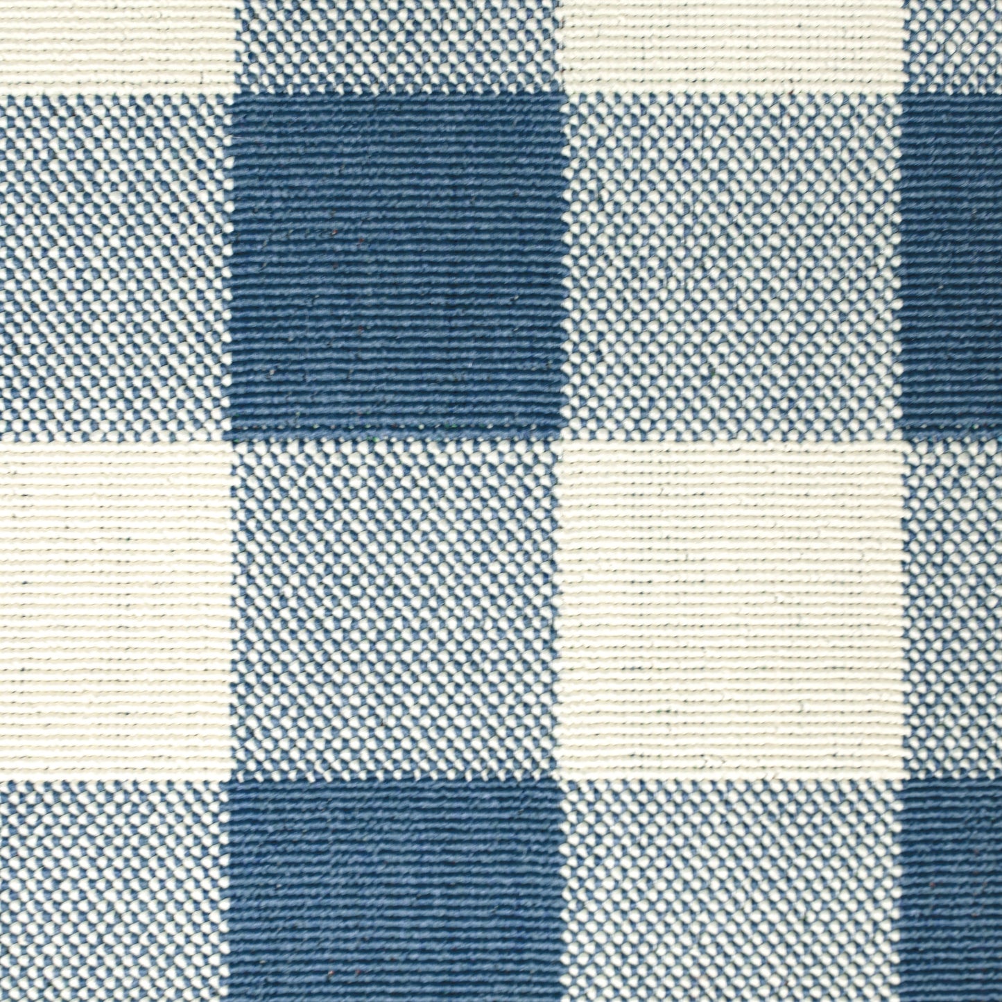 Vista Home Malta Gingham Check Indoor/Outdoor Area Rug