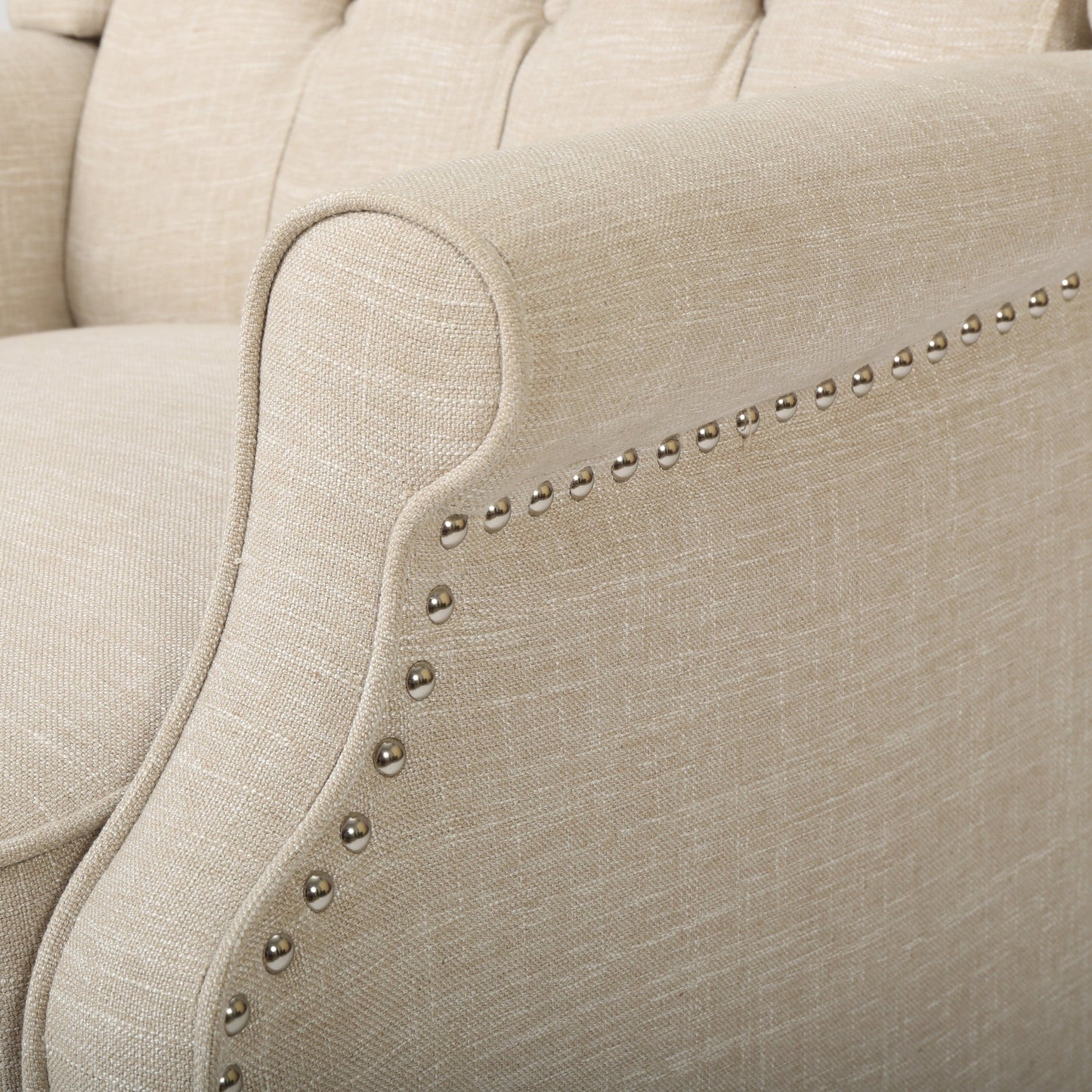 Fauteuils inclinables en tissu capitonné Walter (lot de 2) par Christopher Knight Home