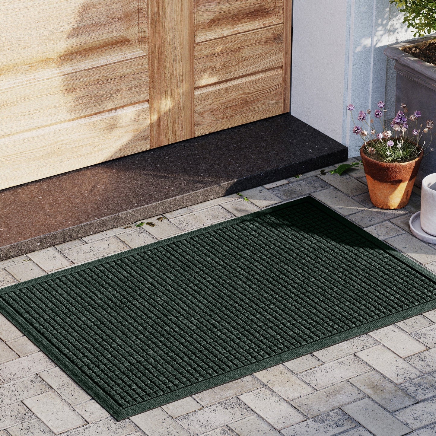WaterHog Squares Indoor Outdoor Door Mat