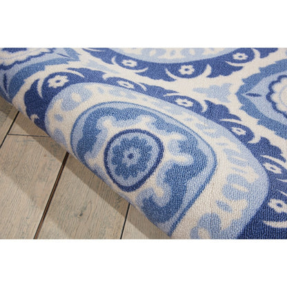 Waverly Sun N' Shade Indoor Outdoor Boho Medallion Area Rug