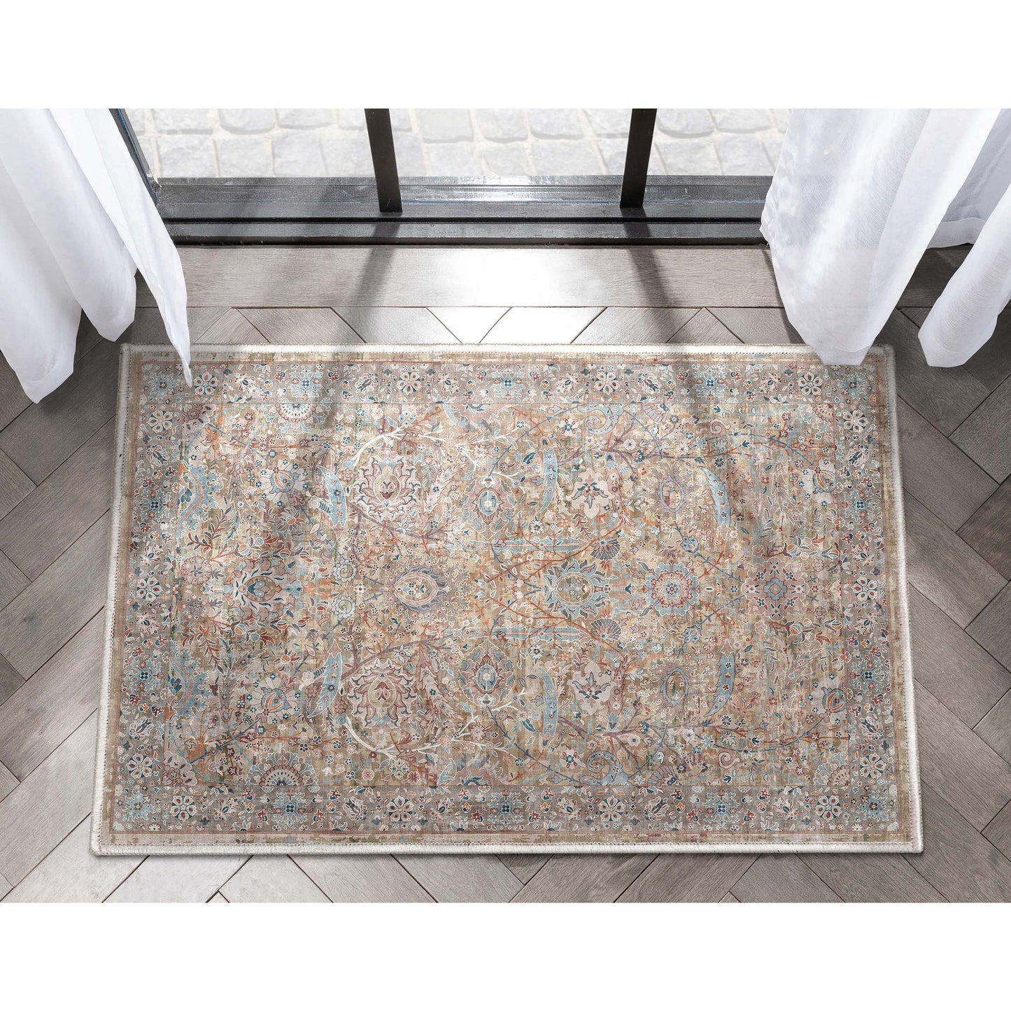 Well Woven Asha Vintage Emilia Flat-Weave Area Rug