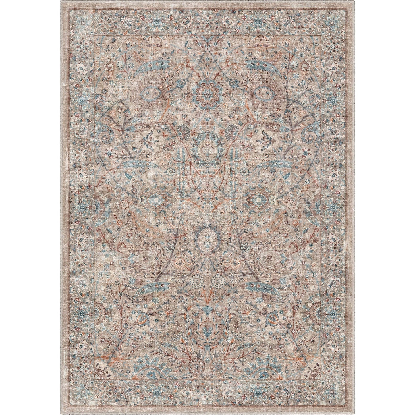 Well Woven Asha Vintage Emilia Flat-Weave Area Rug