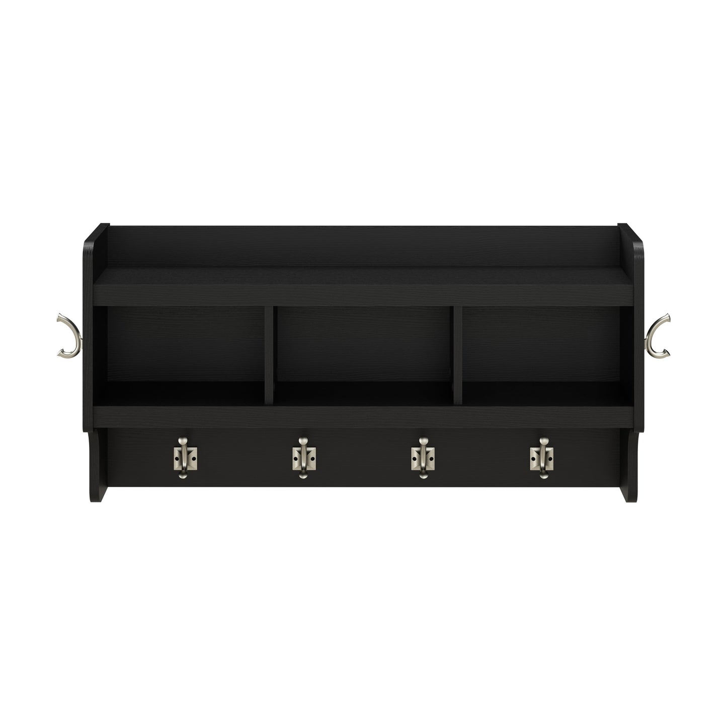 Woodland 40W Wall Mounted Coat Rack with Shelf by Bush Furniture