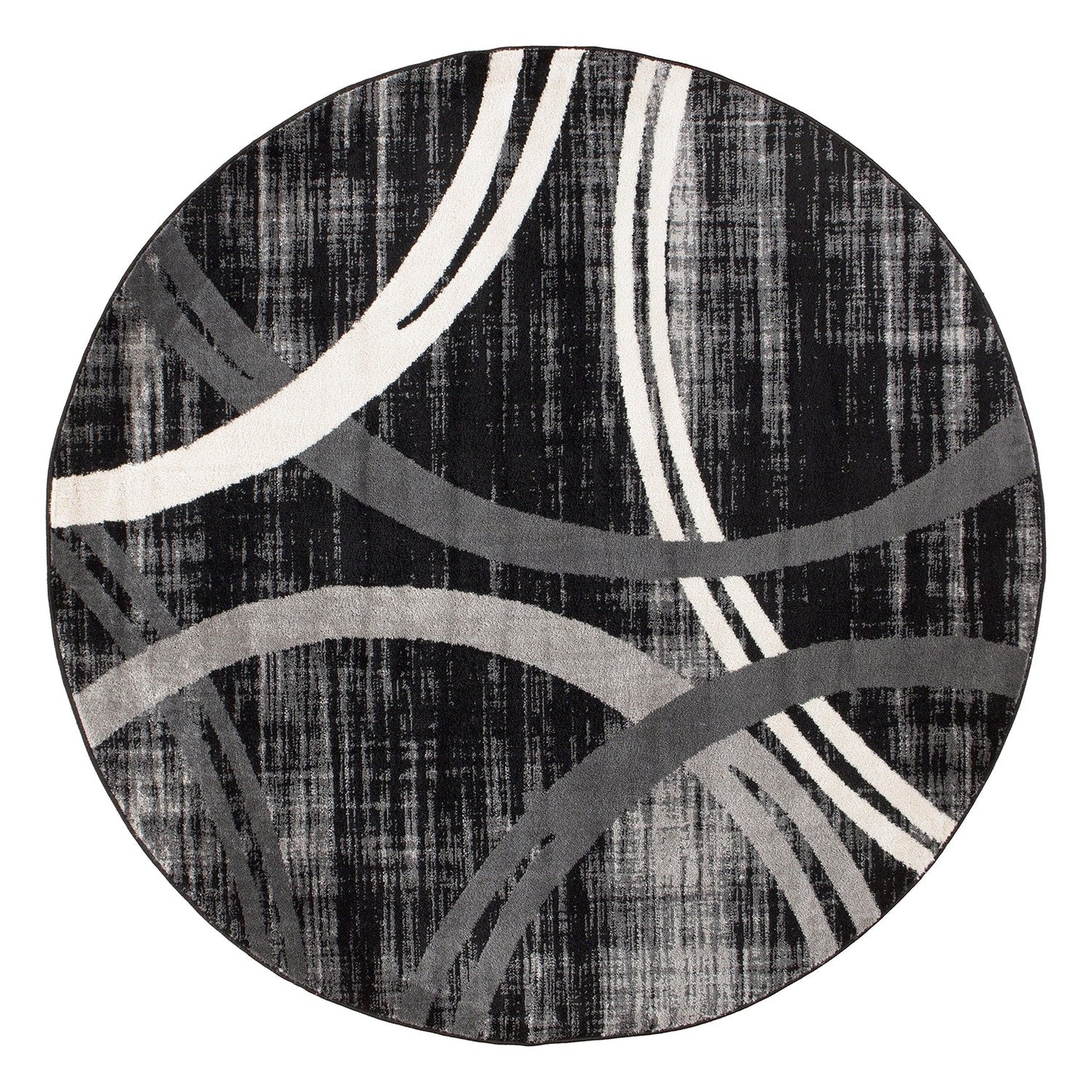 World Rug Gallery Contemporary Abstract Circles Design Area Rug