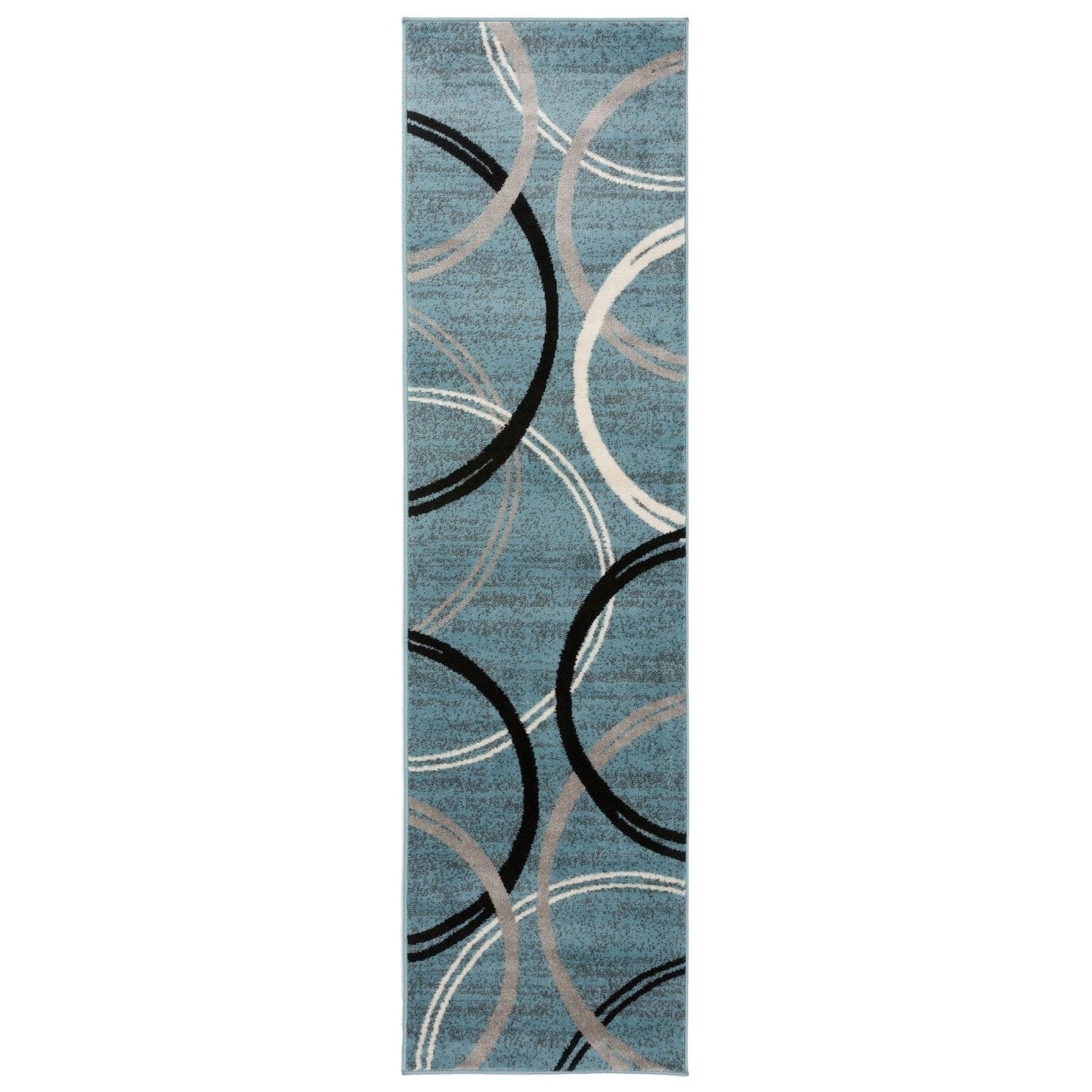 World Rug Gallery Contemporary Abstract Circles Design Area Rug
