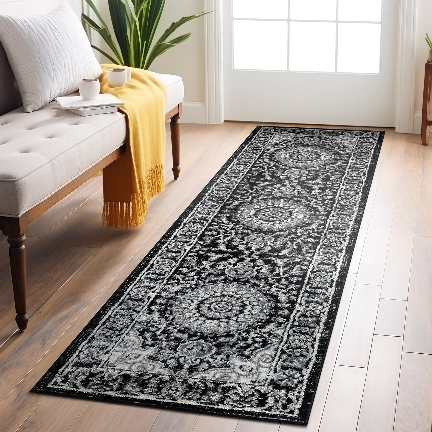 World Rug Gallery Traditional Oriental Medallion Area Rug