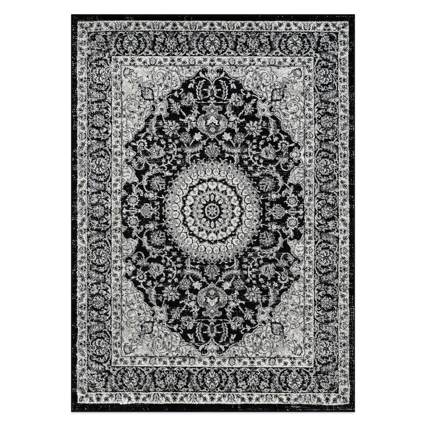 World Rug Gallery Traditional Oriental Medallion Area Rug