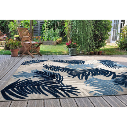 World Rug Gallery Tropical Floral Modern Indoor/Outdoor Area Rug