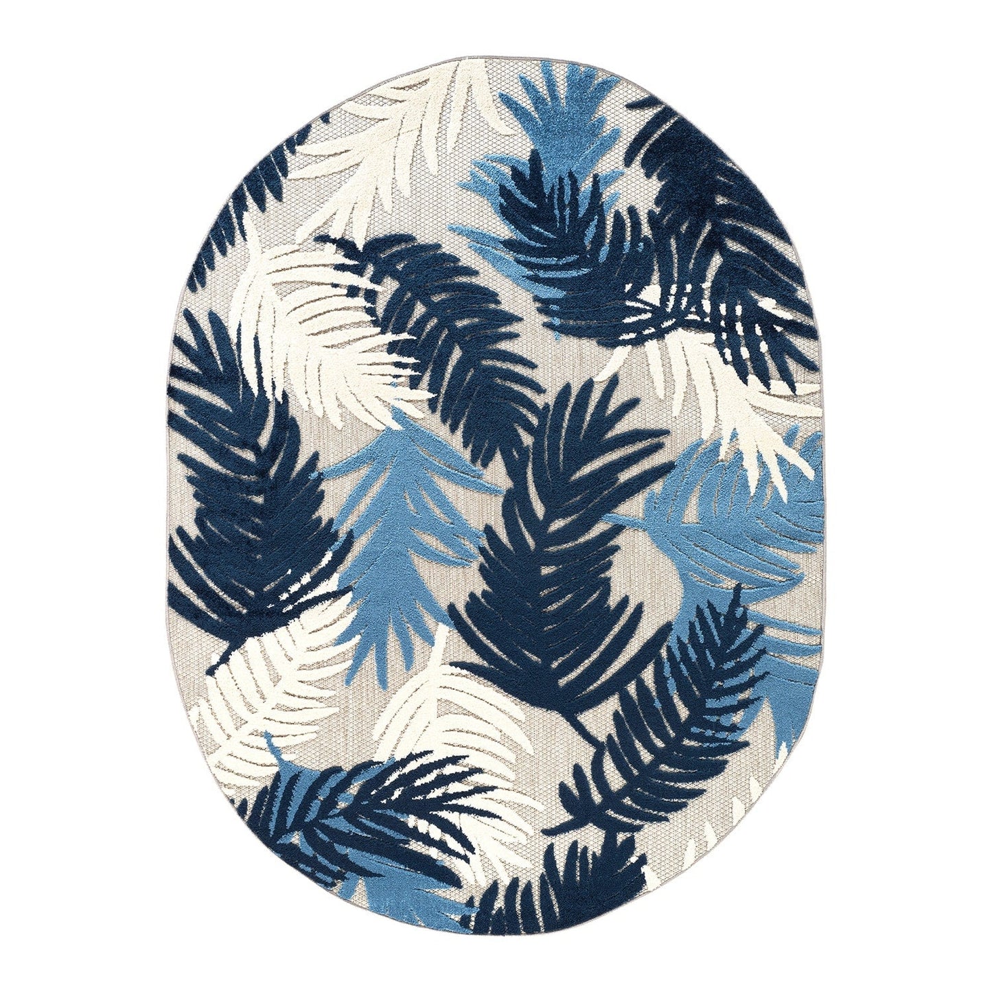 World Rug Gallery Tropical Floral Modern Indoor/Outdoor Area Rug
